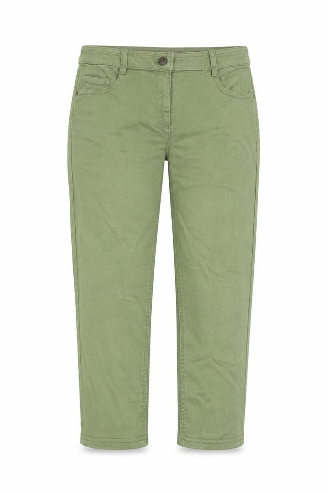 Womens UK Size 12 EDC Regular Fit Skinny Green Jeans