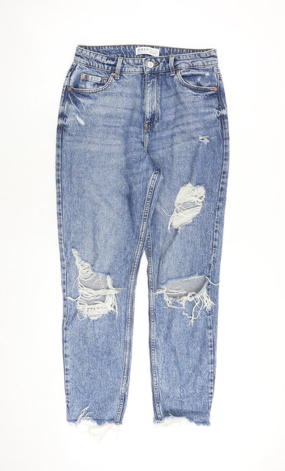 Womens UK Size 10 Denim & Co. Regular Fit Mom Blue Jeans