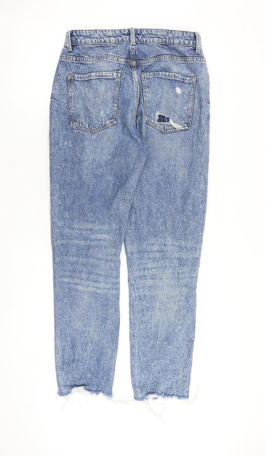 Womens UK Size 10 Denim & Co. Regular Fit Mom Blue Jeans