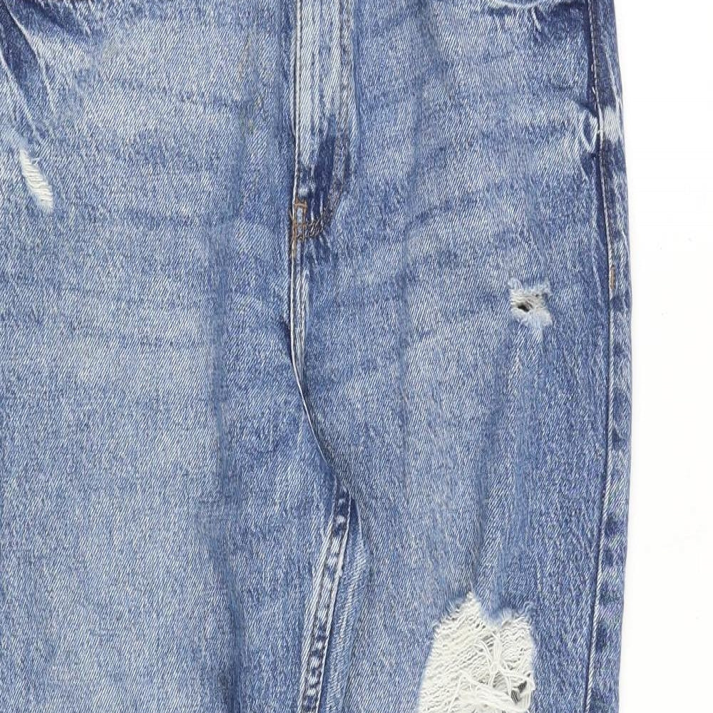 Womens UK Size 10 Denim & Co. Regular Fit Mom Blue Jeans