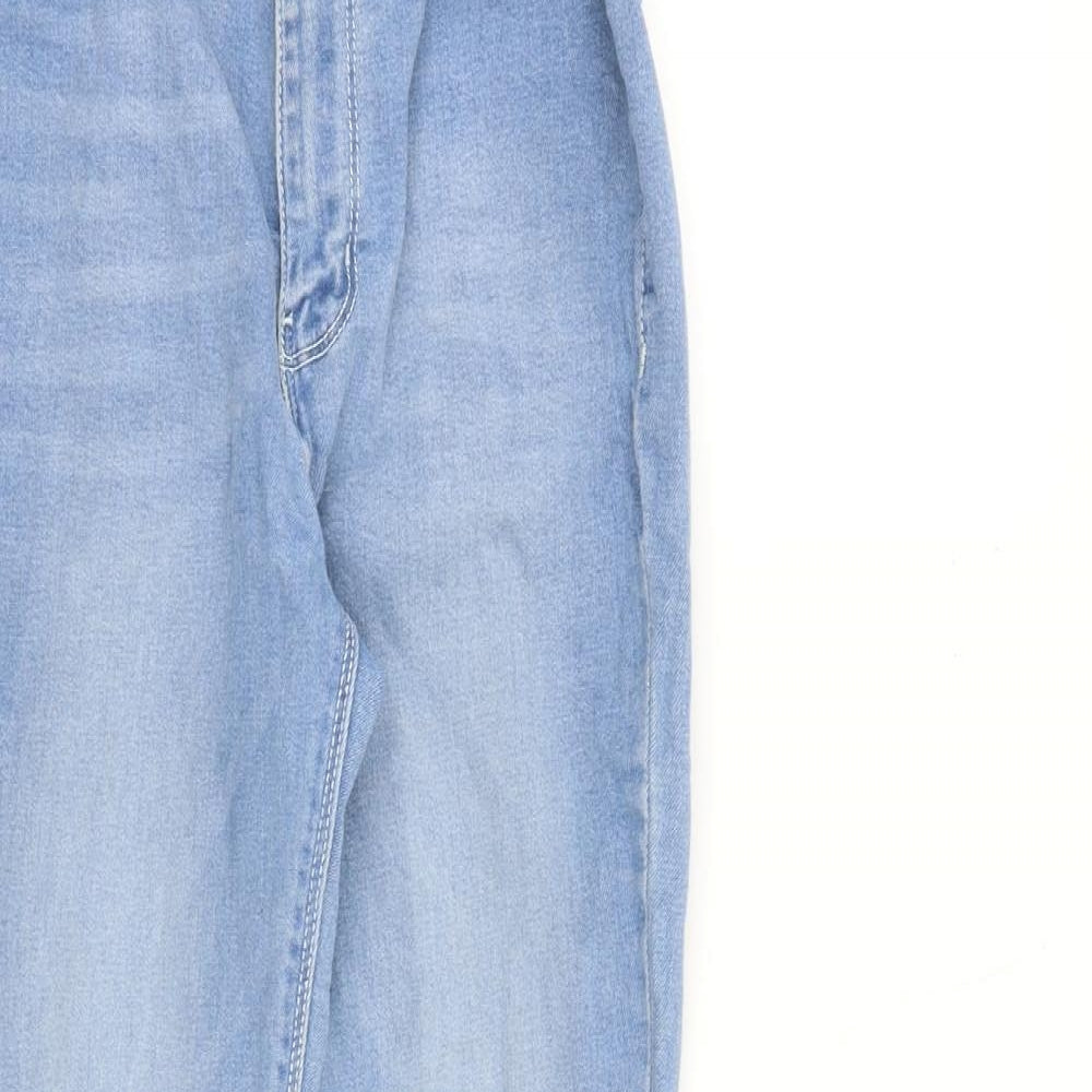 Dont think twice Womens Blue Cotton Flared Jeans Size 8 L30 in Regular Buckle