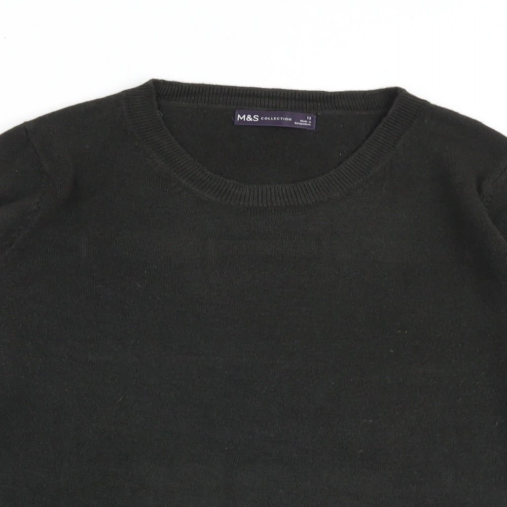 Womens UK Size 12 Marks and Spencer Grey Pullover Jumper