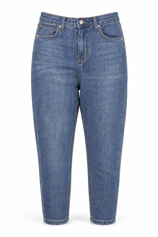 Womens UK Size 10 Don't think twice Regular Fit Tapered Blue Jeans