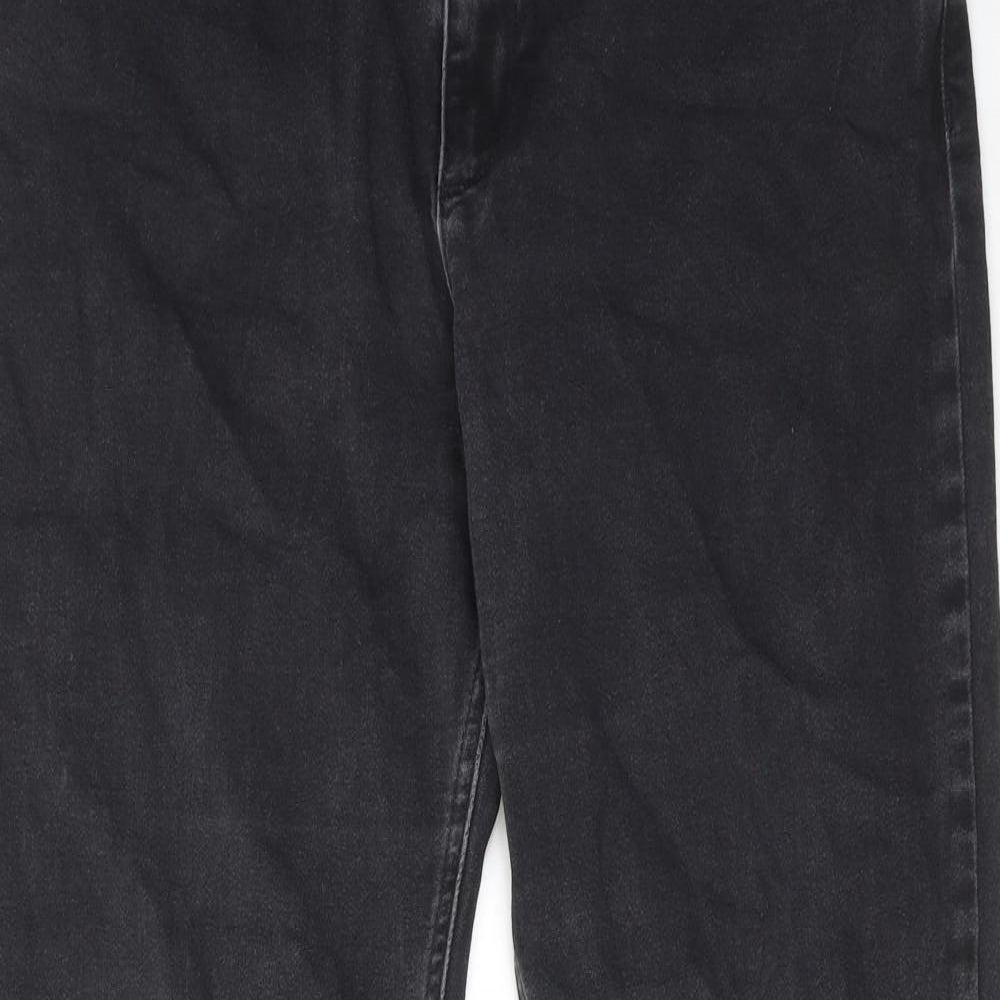 Womens UK Size 36 in Marks and Spencer Regular Fit Straight Black Jeans