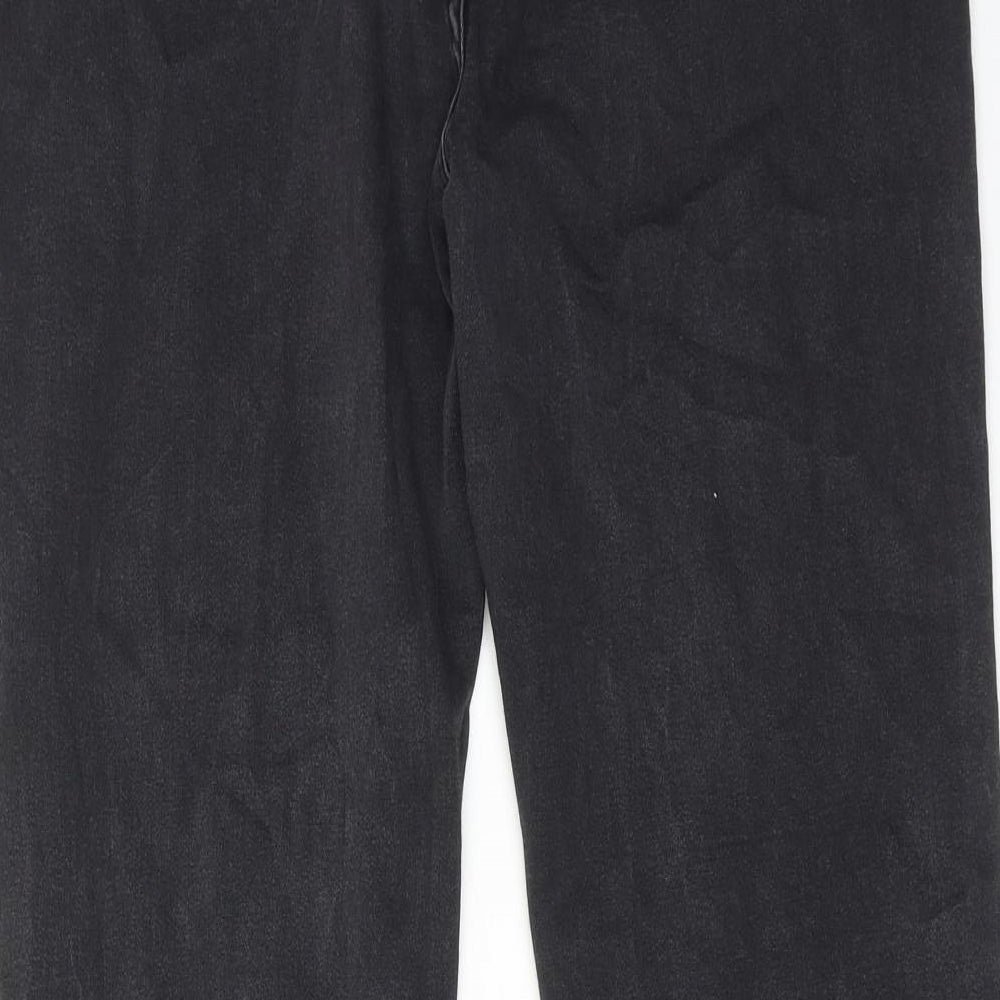 Womens UK Size 36 in Marks and Spencer Regular Fit Straight Black Jeans