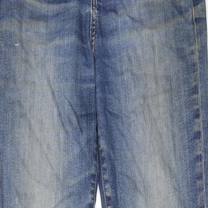 Gap Womens Blue Cotton Skinny Jeans Size 27 in Regular Zip