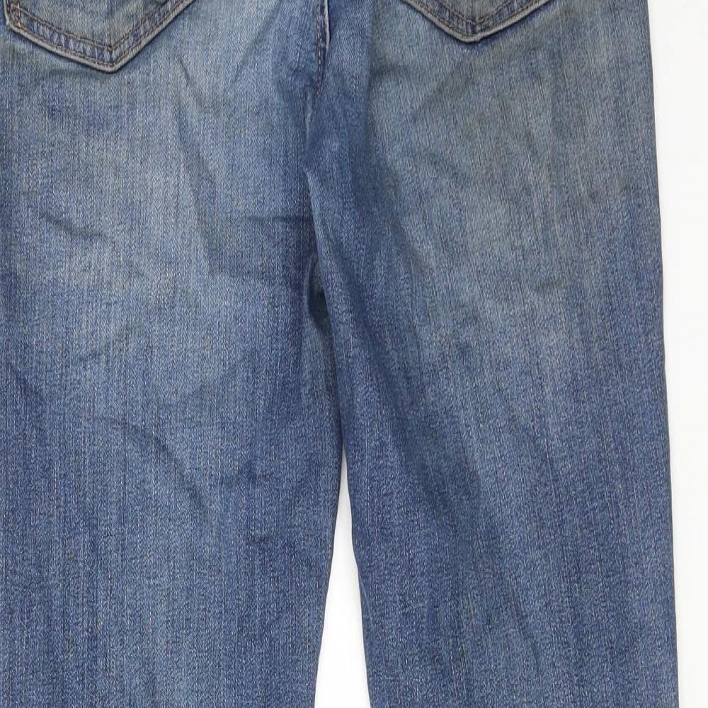 Gap Womens Blue Cotton Skinny Jeans Size 27 in Regular Zip