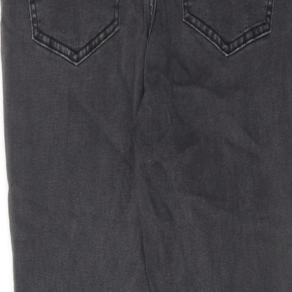 ASOS Womens Grey Cotton Skinny Jeans Size 30 in L26 in Regular Zip