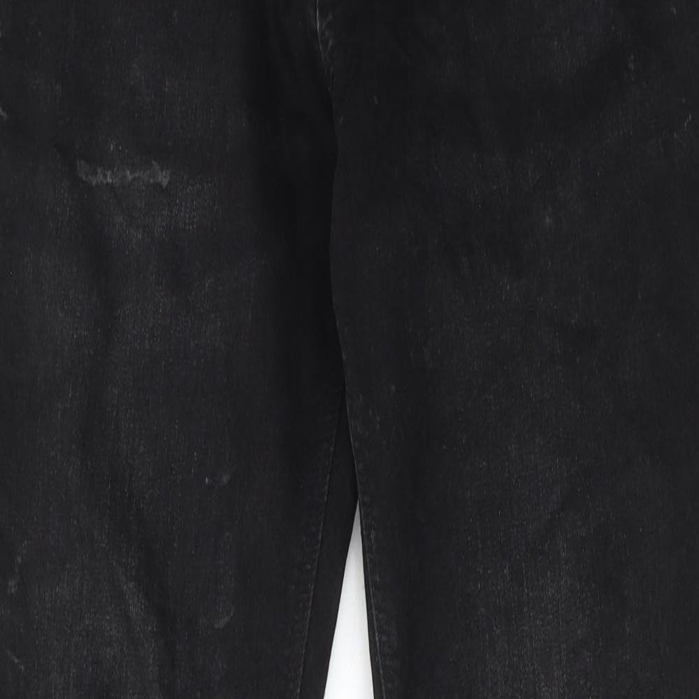 Mens UK Size 30 in NEXT Regular Fit Skinny Black Jeans