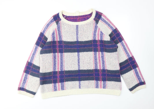 Womens UK Size XL H&M Purple Pullover Jumper