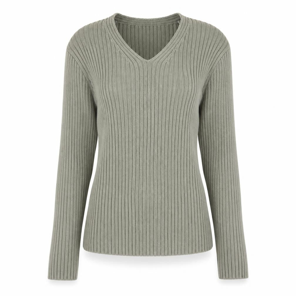 Womens UK Size L NAF NAF Green Pullover Jumper