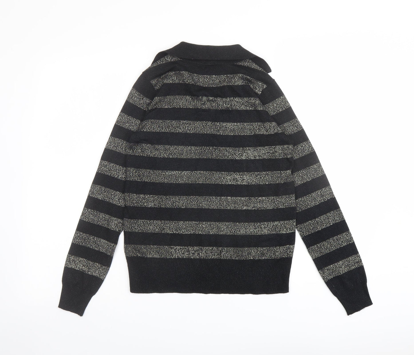 Womens UK Size XS Marks and Spencer Black Pullover Jumper