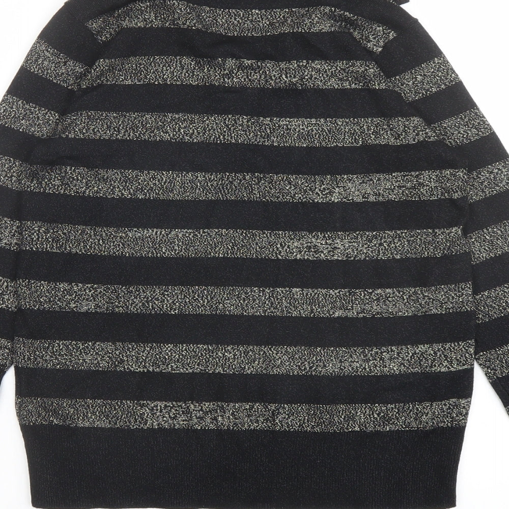 Womens UK Size XS Marks and Spencer Black Pullover Jumper