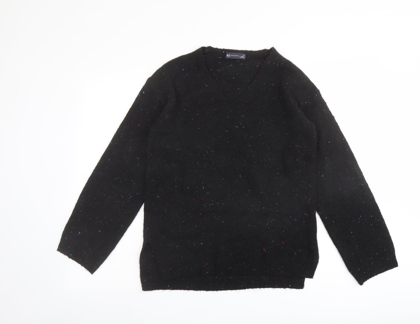 Womens UK Size XS Marks and Spencer Black Pullover Jumper