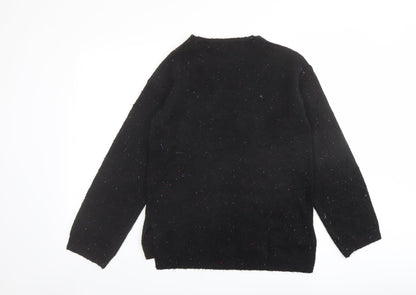 Womens UK Size XS Marks and Spencer Black Pullover Jumper