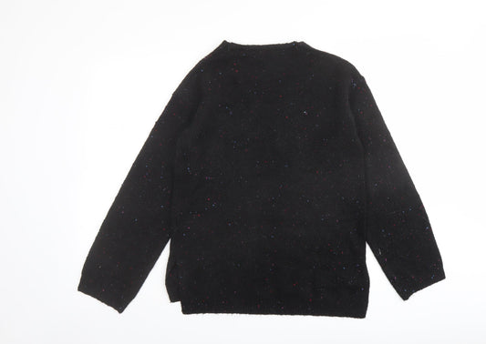 Womens UK Size XS Marks and Spencer Black Pullover Jumper
