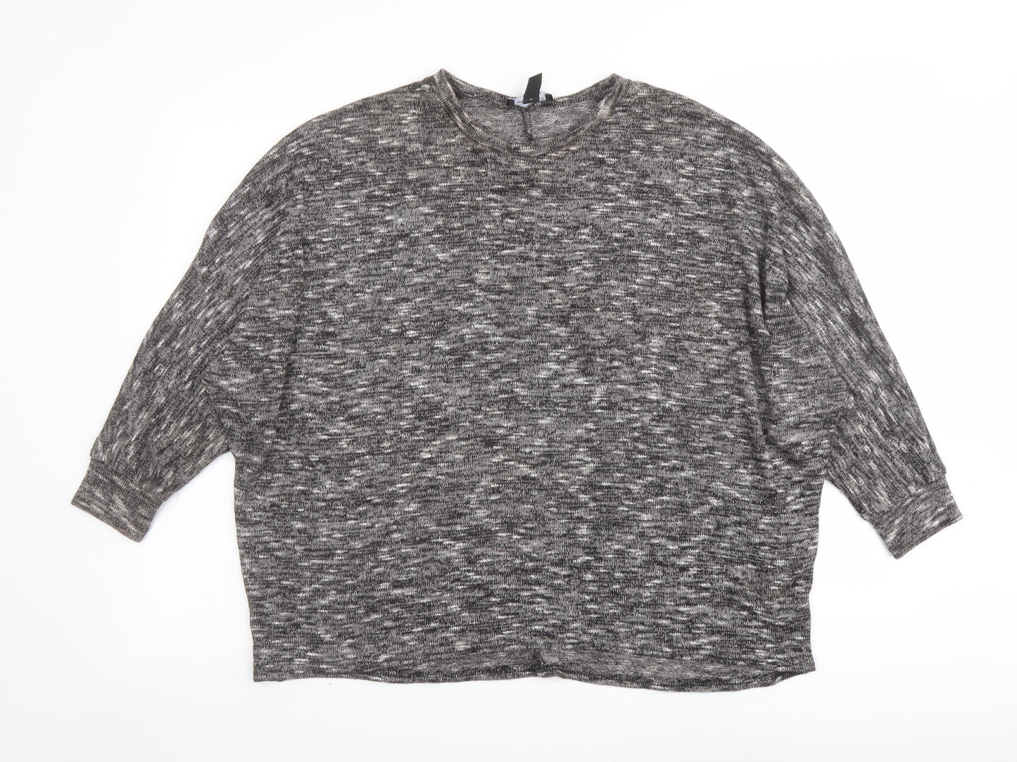 Womens UK Size S New Look Grey Pullover Jumper