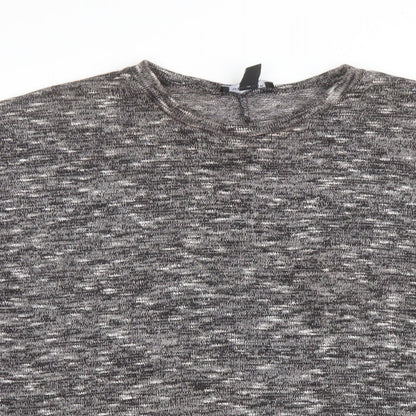Womens UK Size S New Look Grey Pullover Jumper