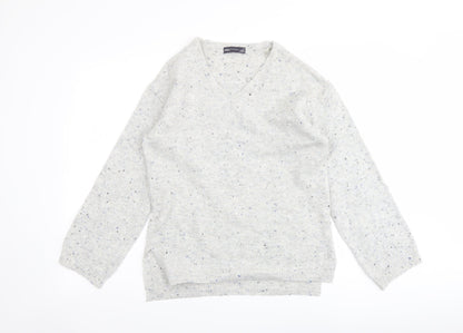 Womens UK Size XS Marks and Spencer Grey Pullover Jumper
