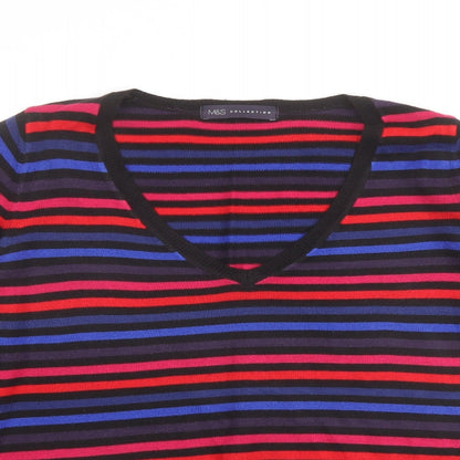 Womens UK Size 14 Marks and Spencer Multicoloured Pullover Jumper