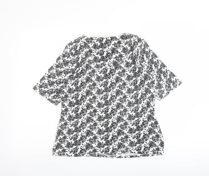 Womens UK Size 16 Marks and Spencer Black Basic Blouse