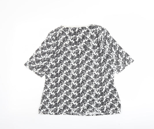 Womens UK Size 16 Marks and Spencer Black Basic Blouse