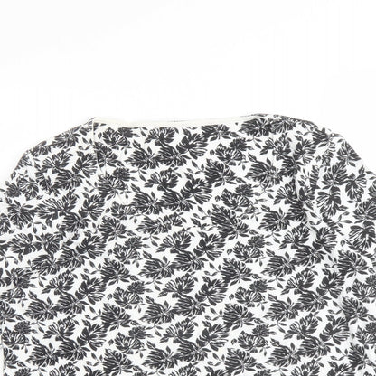 Womens UK Size 16 Marks and Spencer Black Basic Blouse