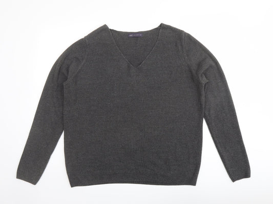 Womens UK Size 18 Marks and Spencer Grey Pullover Jumper