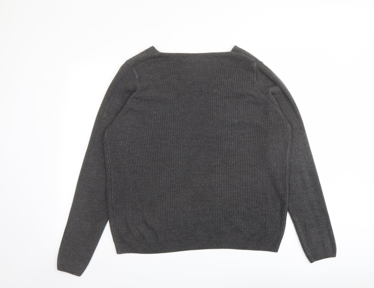 Womens UK Size 18 Marks and Spencer Grey Pullover Jumper