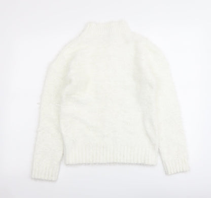 Womens UK Size L Select Ivory Pullover Jumper