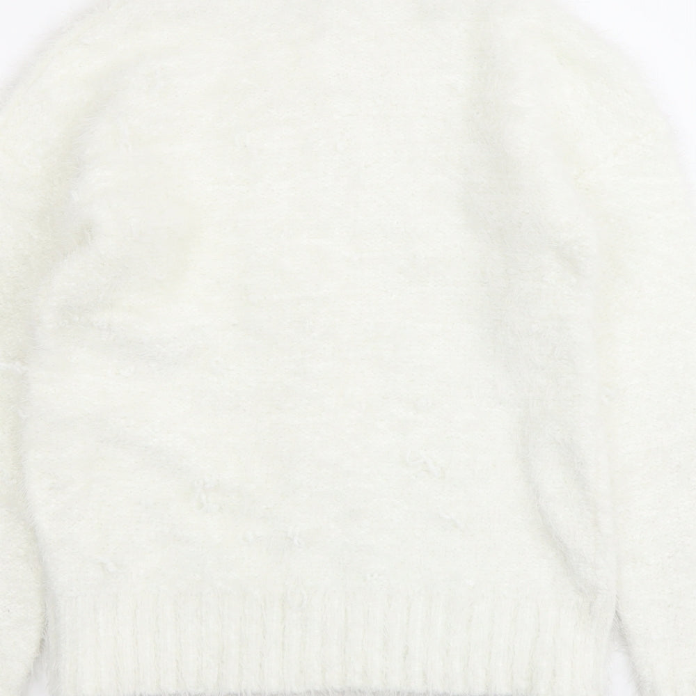 Womens UK Size L Select Ivory Pullover Jumper
