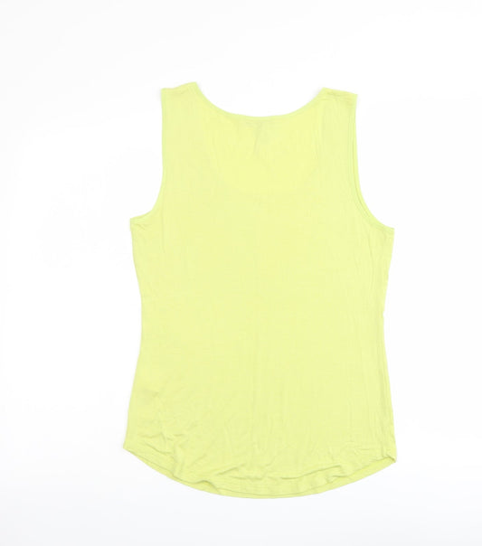 Womens UK Size M Oasis Green Basic Tank
