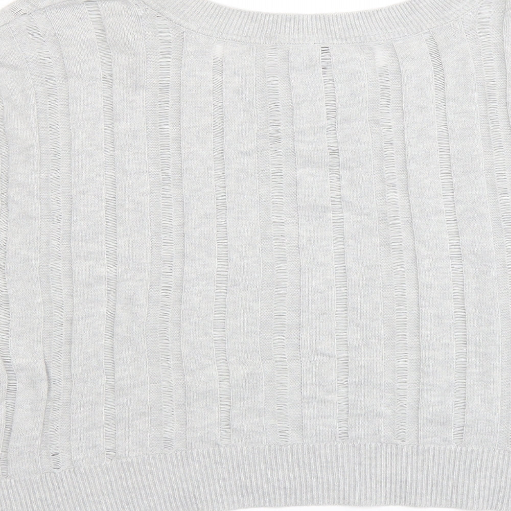 Womens UK Size L Woolworths Grey Pullover Jumper
