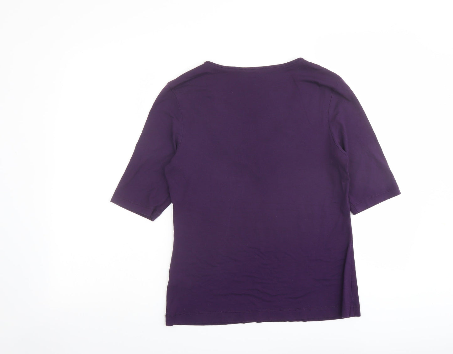 Womens UK Size 12 Marks and Spencer Purple Pullover Jumper