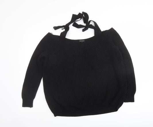 Womens UK Size 6 River Island Black Pullover Jumper