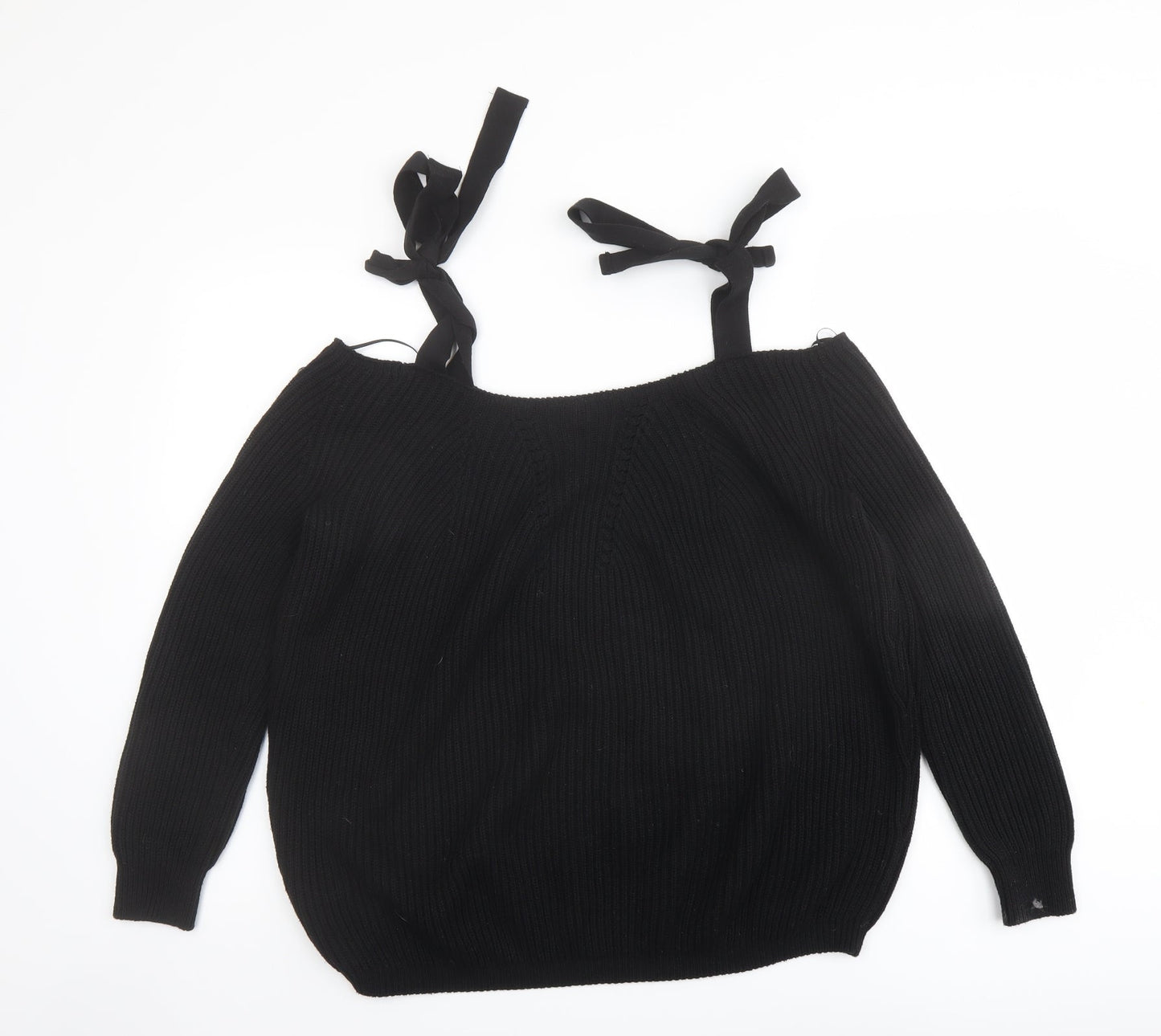 Womens UK Size 6 River Island Black Pullover Jumper