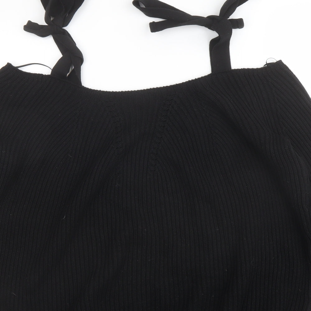 Womens UK Size 6 River Island Black Pullover Jumper