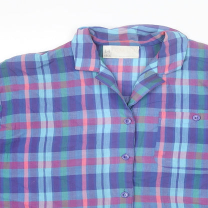 Womens UK Size 14 BHS Multicoloured Basic Button-Up