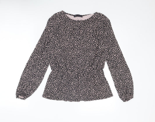 Womens UK Size 8 Marks and Spencer Multicoloured Basic Blouse