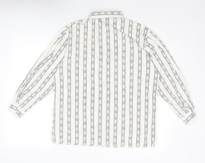Womens UK Size 8 St Michael White Basic Button-Up