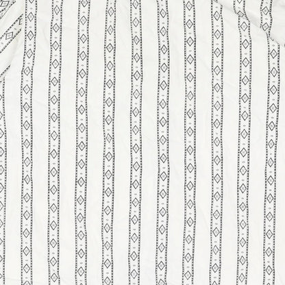 Womens UK Size 8 St Michael White Basic Button-Up