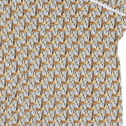 Womens UK Size 12 NEXT Multicoloured Basic Blouse