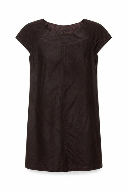Zara Womens Brown Polyester Shift Size S Round Neck Pullover