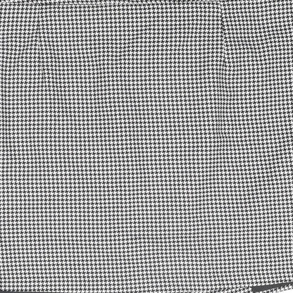 NEXT Womens Black Geometric Polyester A-Line Skirt Size 36 in Button - Houndstooth pattern