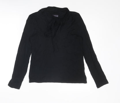 Womens UK Size 8 Marks and Spencer Black Basic T-Shirt