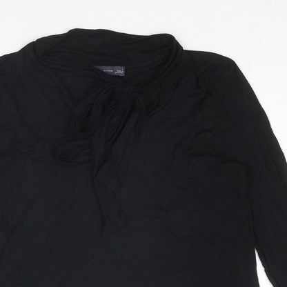 Womens UK Size 8 Marks and Spencer Black Basic T-Shirt