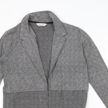 Womens UK Size 10 Miss Selfridge Grey Overcoat