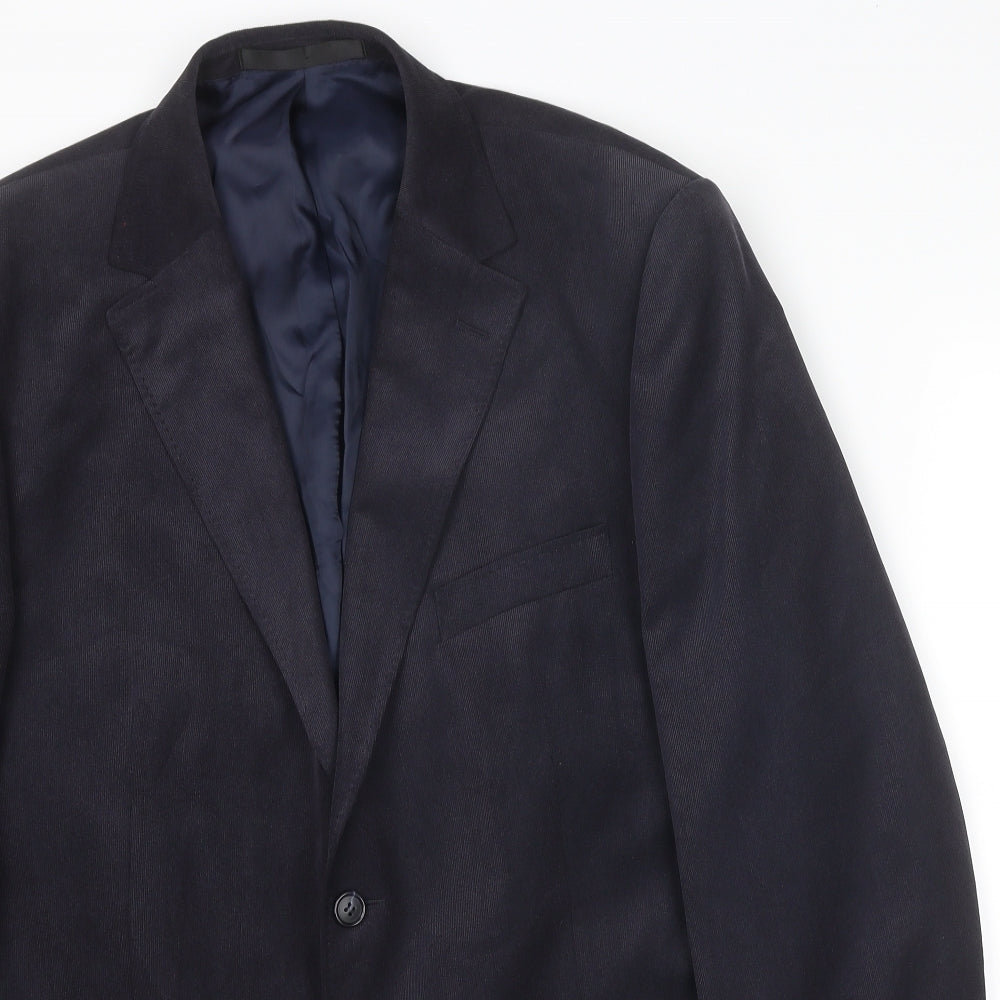 Mens UK Size 42 Marks and Spencer Regular Blue Suit Jacket