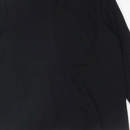 Marks and Spencer Womens Black Polyester Jacket Suit Jacket Size 14
