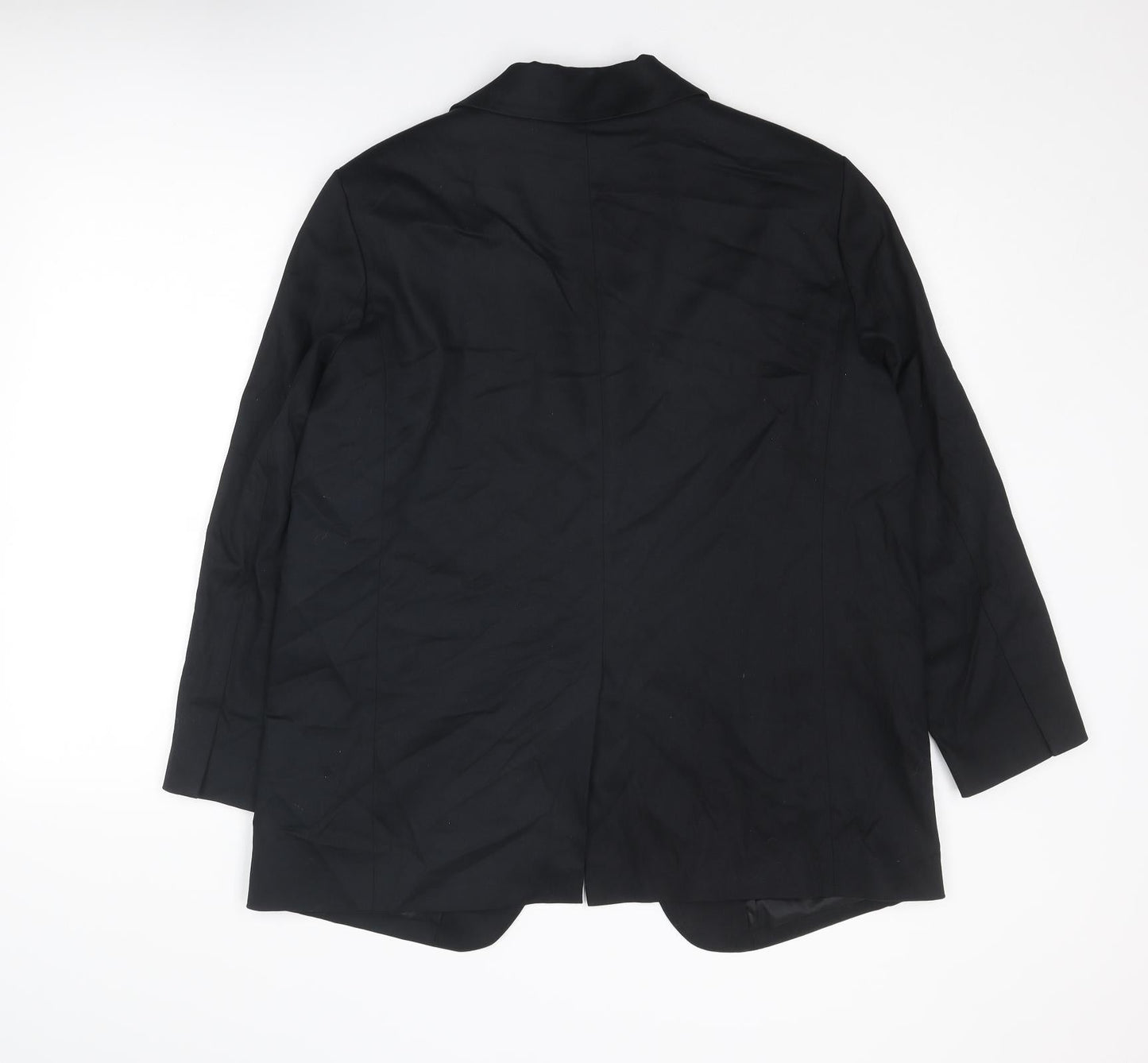 Marks and Spencer Womens Black Lyocell Jacket Suit Jacket Size 14